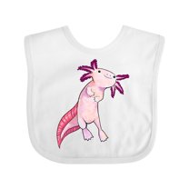 Inktastic Axolotl Says Hello Cute Salamander Boys or Girls Baby Bib