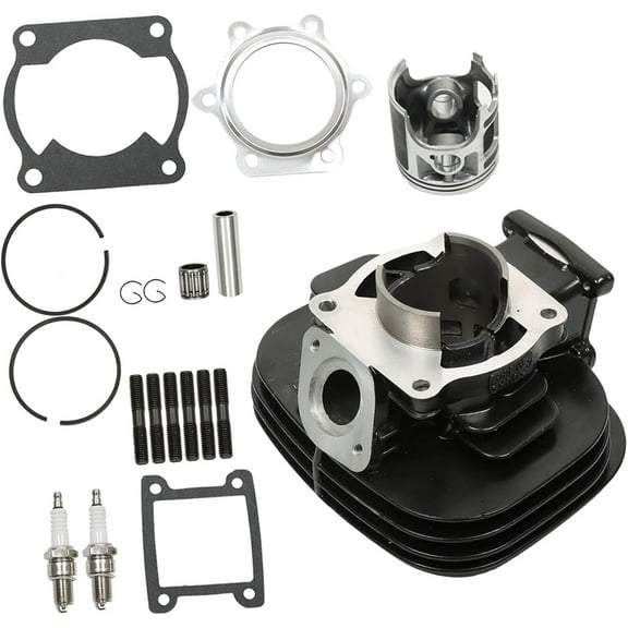EPOTOOR Cylinder Piston Gasket Top End Kit Replacement for Yamaha Blaster 200 YFS200 1988-2006 2XJ-11311-02-00 2XJ-11631-01-97 3JM-11601-00-0