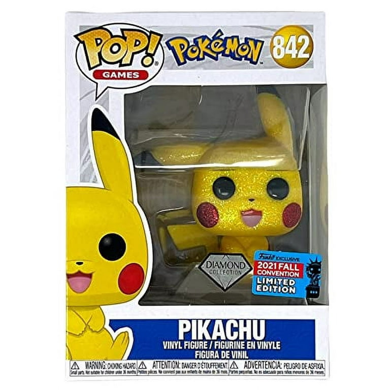 Funko Pop! Games Pokemon Pikachu Waving - Diamond Collection