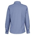 thumbnail image 5 of Devon & Jones DG536W Women's CrownLux Performance Gingham Dress Shirt-Navy/ White-L, 5 of 6