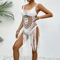 thumbnail image 5 of Wancir Bikini Cover Up for Women Fringe Hollow Out Swimsuit Coverups Sexy Beach Pool Bathing Suit Tassel Tops, 5 of 9