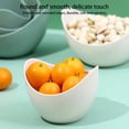 thumbnail image 2 of Cateissary Pack de 3 Platos de frutos secos Cocina Plástico Apertura grande Semillas Frutas Platos Bandejas lavables Fiesta Galletas Postres Cuencos Verde Type2 NO2, 2 of 6