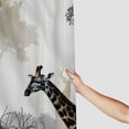thumbnail image 3 of Orinice Giraffe Deer Forest Bathroom Decor Set, Multi-size Colorful Luxurious Polyester Fabric Shower Curtain with Hooks, Waterproof Home Bathtubs Decoration 60x72, 3 of 7