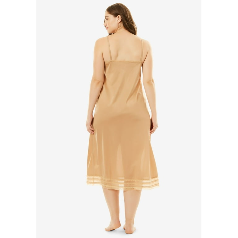 Comfort Choice Women s Plus Size Full Slip Snip To Fit