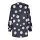 thumbnail image 4 of Puntoco mujer moda manga larga punto ondulado cómodo ocio suelto cuello redondo franjas de diferente color blusa liquidación Puntoco Puntoco-4714, 4 of 5