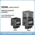 thumbnail image 2 of Fish Feeder Automatic LED LCD Screen Automatic Feeder 320ml Large Capacity Smart Timing Feeder Fish Food Fish Feeding ,Long Lasting, 2 of 7