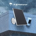 thumbnail image 4 of Solar Panel for Camera, 8W USB Solar Powerd Panel for Security Camera, Doorbell, Outdoor, Homes, IP66 Water Proof, 360 Adjustable Mount, 9.84ft Cable, Micro and Type C Ports, 4 of 7