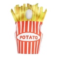 thumbnail image 1 of Disfraz de papas fritas, divertido cosplay para fiestas de máscaras y presentaciones en el escenario., 1 of 8