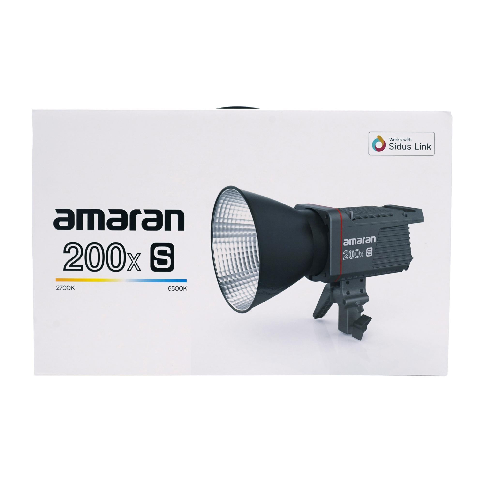 Aputure Amaran 200x S Bi-Color 2700-6500k LED Video Light, CRI 95+ TLCI 98+, 200w DC/AC Power Supply, APP Control Continuous Studio LED Light for Port amaran 200x S