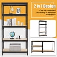 thumbnail image 3 of Costway 5-Tier Metal Storage Shelves 73'' Garage Rack Adjustable, 3 of 12