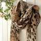 thumbnail image 2 of Ruifaya Bufanda de mujer con estampado de leopardo para otoño e invierno, suave y combinable, N1O Z8O5, 2 of 6