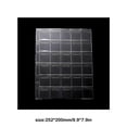 thumbnail image 4 of Cateissary Álbum de monedas duradero, transparente, ligero, almacenamiento de monedas, resistente al agua, para coleccionar cuartos de libros, suministro Almacenamiento y organización del hogar Cateissary HA073949-00, 4 of 6