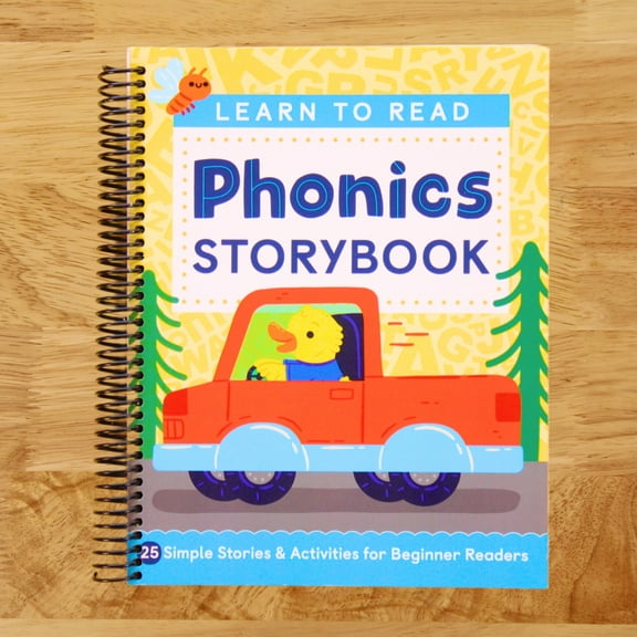 Learn to Read Learn to Read: Phonics Storybook: 25 Simple Stories & Activities for Beginner Readers, (Spiral Bound)