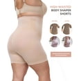 thumbnail image 5 of Vaslanda Plus Size Shapewear High Waisted Body Shaper Shorts for Women Tummy Control Thigh Slimming, 5 of 6