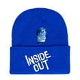 thumbnail image 4 of Gorro de punto bordado con la película de dibujos animados Inside Out, gorro estampado Inside Out, gorro tipo pulóver, cálido, ira, alegría, disgusto, tristeza, 4 of 4