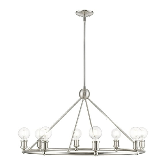 Livex Lighting - Lansdale - 8 Light Chandelier In Transitional Style-22.75