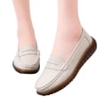 thumbnail image 3 of Sngxgn Women's Slip on Shoes Comfortable Flats Shoes Dress Shoes Work Casual Flats(Beige,37), 3 of 6
