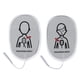 thumbnail image 1 of Almohadillas de electrodos de repuesto, 2 piezas Almohadillas de entrenamiento de electrodos Almohadillas de entrenamiento de electrodos Almohadillas de repuesto de entrenamiento Las mejores de su clase, 1 of 8