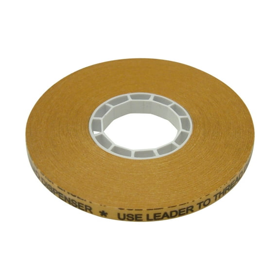 JVCC ATG-7502X ATG Tape: 1/4 in x 36 yds. (Clear Adhesive on Gold Liner) *core for 1/4 inch pink glider