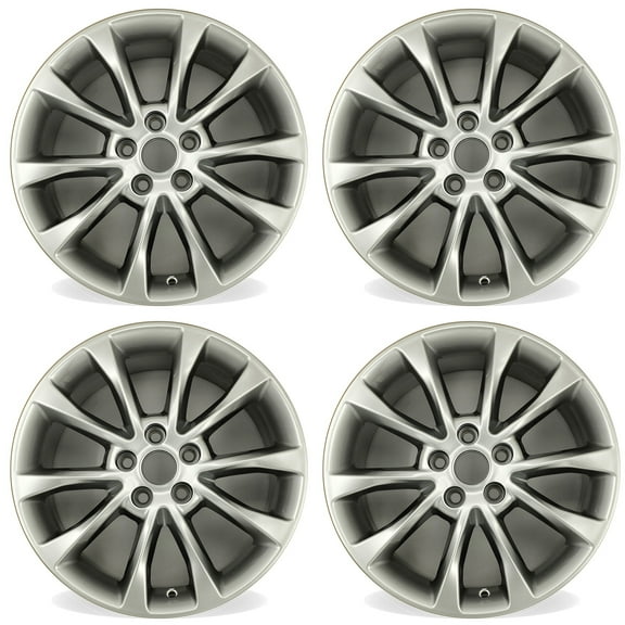 For Ford Fusion OEM Design Wheel 17" 17x7.5 2017-2018 Hyper Silver Set of 4 Replacement Rim