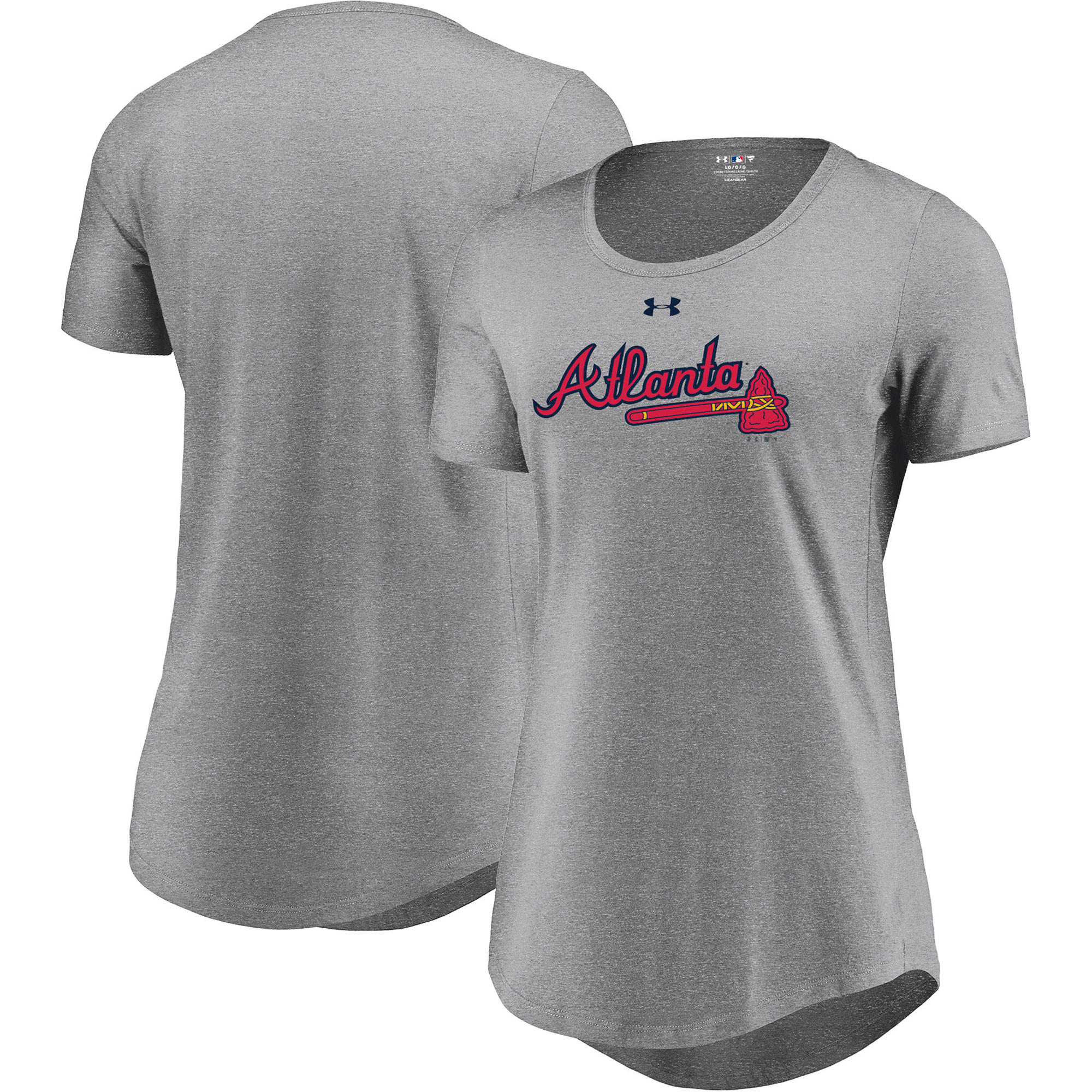 atlanta braves under armour shirt