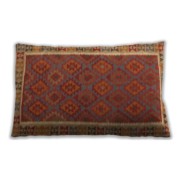 Ahgly Company Indoor Rectangular Traditional Lumbar Throw Pillow, 13 inch by 19 inch