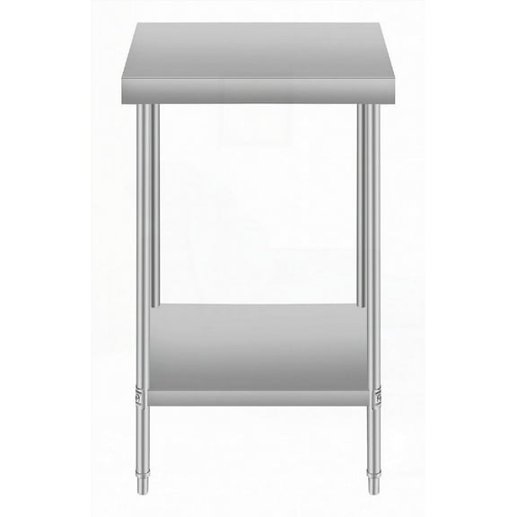 Stainless Steel 24''*24 Kitchen Prep Table for Commercial Use in Restaurants & Homes, 32-Inch Tall