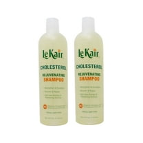 Lekair Cholesterol Rejuvenating Shampoo for All Hair Types, Nourish & Repair, 16 fl.oz - 2 Pack