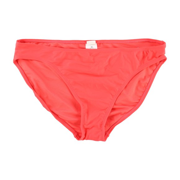 Island Escape - Parte inferior de bikini elástica para mujer, rosa, 10