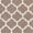 Tan & White, variant on Jersey Shag Transitional Geometric White and Gray Polypropylene Indoor Area Rug, 2'x3' Rectangle