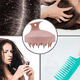 thumbnail image 4 of Masajeador de cuero cabelludo para el cabello, cepillo para champú, cepillo para el cabello, depurador de cabeza de silicona, rascador de cabeza, herramienta de lavado Jormftte CPB-DE-LYY36-3, 4 of 5