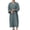 Light Green, variant on Men’s Lightweight Seersucker Bathrobe Cotton Classic Casual Nightwear with Pockets