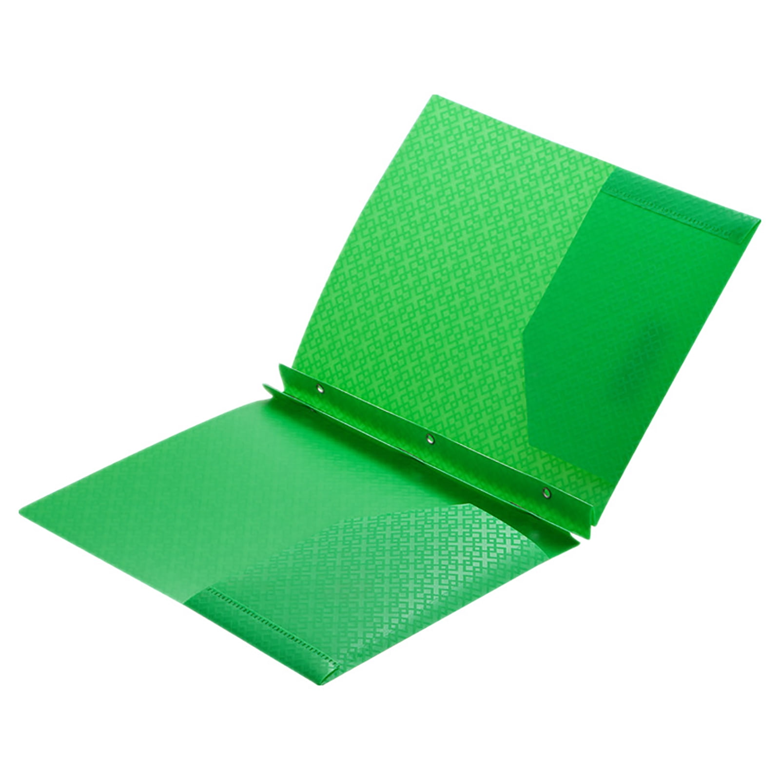 Eqslft 8 Pack Multicolor Plastic Folders with Pockets and Prongs, 2 Pocket Plastic Folders with Prongs and Brads for School, Home, and Work