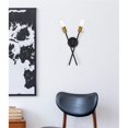 thumbnail image 7 of Armin 2 lights wall sconce in black with brass, 7 of 7