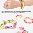 thumbnail image 4 of Bead Kids Set, Aesthetic DIY Bracelet Making Kit Multicolor For Children For Bracelet Making ANGGREK No, 4 of 7