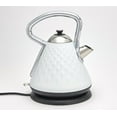 thumbnail image 2 of Restored Jason Wu 1.7L Diamond Pattern Stainless Steel Electric Kettle W/ Auto Shutoff (Refurbished), 2 of 4