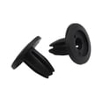 thumbnail image 6 of 50 PCS Car Door Bumper 6mm Dia Hole Black Plastic Screw Rivets Fasteners, 6 of 9