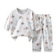 thumbnail image 1 of Odeerbi 1-6 Años Niños Niñas Pijamas de Algodón de Verano de Manga Corta Pantalones Suaves Impresos Ropa de Dormir Transpirable Conjunto de Pijama de Dos Piezas, 1 of 3