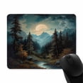 thumbnail image 2 of Mountain Mouse Pad, Landscape Mousepad for Laptop Non-Slip Stitched Scenery Mouse Mat Office Decor Desk Accessories, 2 of 4