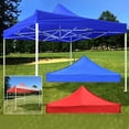 thumbnail image 2 of 2X2M Canopy Top Cover Replacement Four-Corner Tent Cloth Foldable Rainproof Patio Pavilion Replacement Blue,1* Canopy,blue, 2 of 6