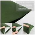 thumbnail image 4 of Ultra Soft Body Pillowcase, Olive Green, 20x54 Inch, Brushed Microfiber with Envelope Closure, 1 Pack, 4 of 7