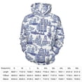 thumbnail image 2 of Blue Willow Ceramic Background Texture 3D Print Hoodie Men Women Autumn Thin Pullover Sweatshirt Vintage Streetwear Tops, 2 of 6