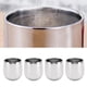 thumbnail image 5 of Taza De Café De Acero Inoxidable, Taza De Café Antideslizante, Aislamiento De 200 Ml, Doble Pared, 4 Piezas Para Té, 5 of 7