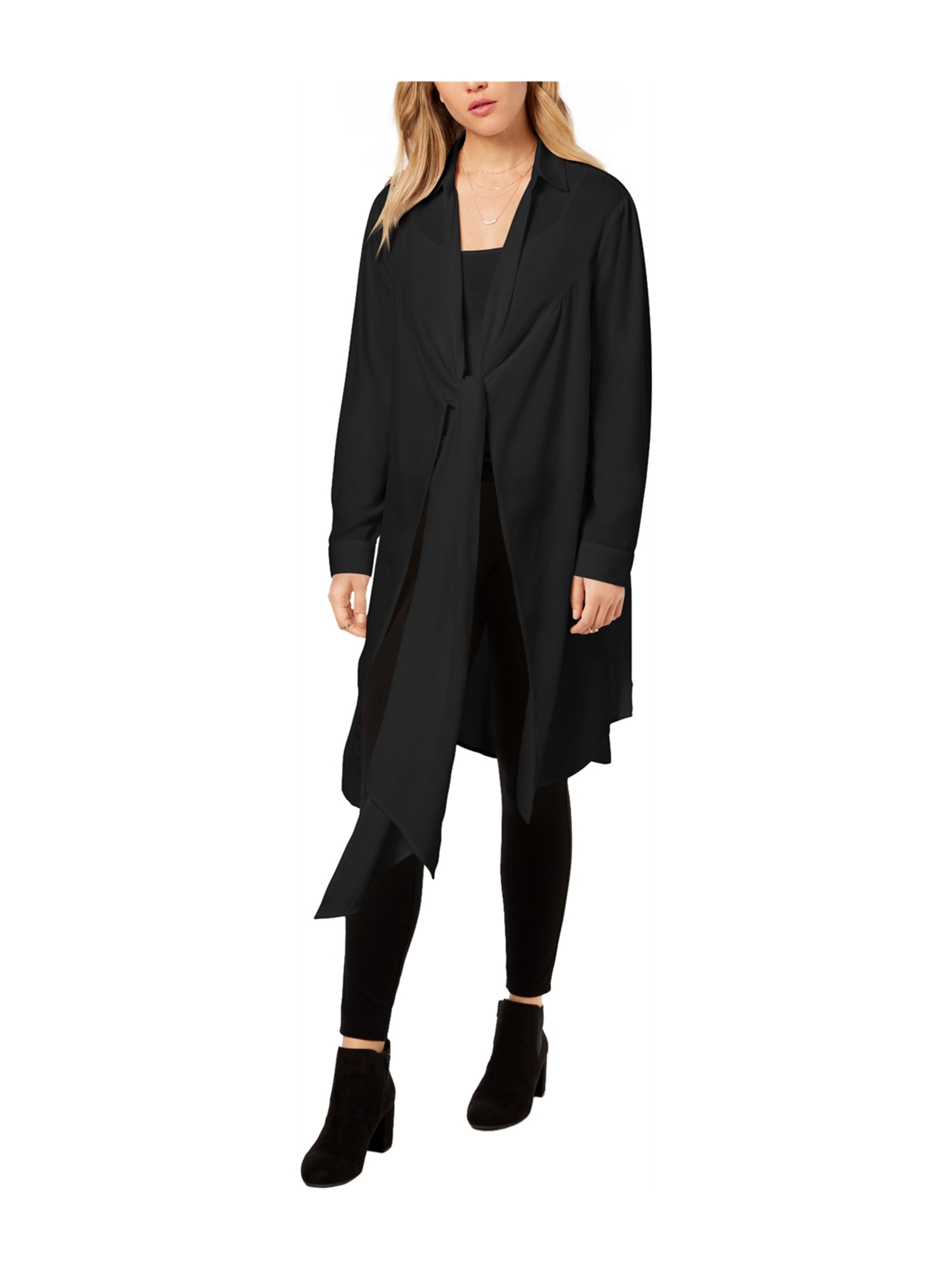 tie front cardigan sweater