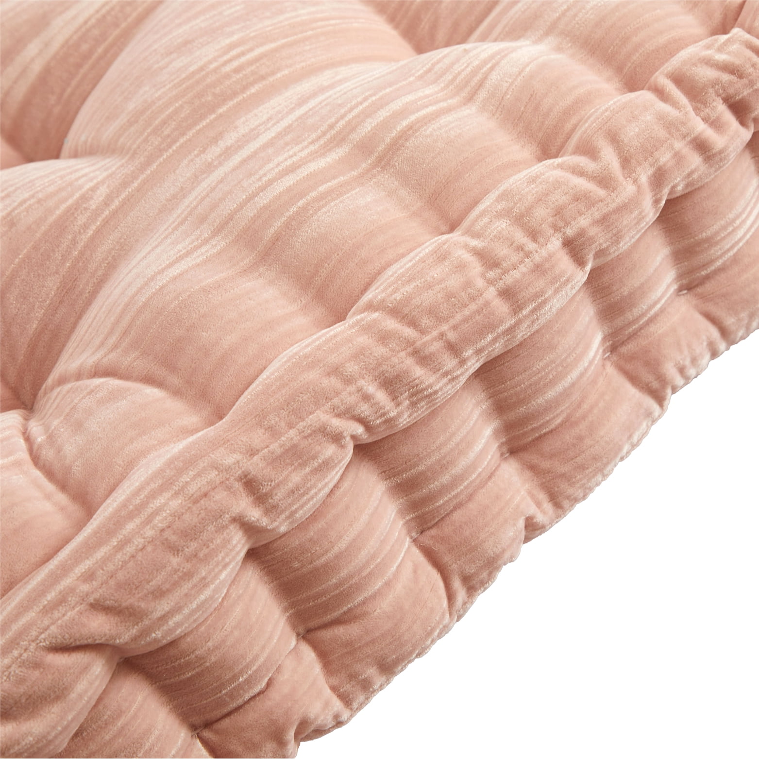 Home Decor Collection Style House Blush Decorative Floor Pillow for Adults, 20" x 20"
