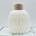 thumbnail image 2 of Lierteer Water Ripple Plastic Vase Wedding Party Desktop Center Flower Pot Home Decor White, 2 of 7