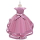thumbnail image 2 of Vestido de fiesta para niñas, de tul, de princesa, con tutú y encaje, para boda, de noche, rosa, de 4 a 5 años, 2 of 5