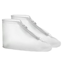 1 Pair Reusable Rain Covers for Shoes with Zipper Size 43 44 Outdoor Shoe Protectors Overshoe Boots Galoshes