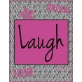 thumbnail image 2 of Gibbons, Lauren 12x14 White Modern Wood Framed Museum Art Print Titled - Laugh, 2 of 4