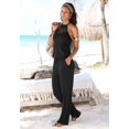 thumbnail image 3 of LASCANA Women's Crochet Halterneck Jumpsuit Strap, 3 of 6